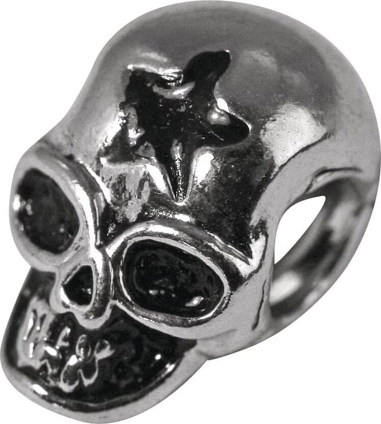 RAYHER---2-PEZZI---CIONDOLO-METALLO-SIMBOLO-TESCHIO-12MM---COLORE-ARGENTO