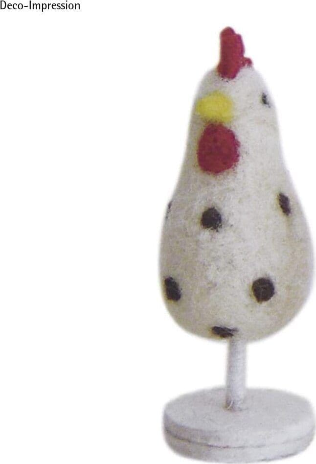 RAYHER - 2 PEZZI - GALLINE IN FELTRO 13CM