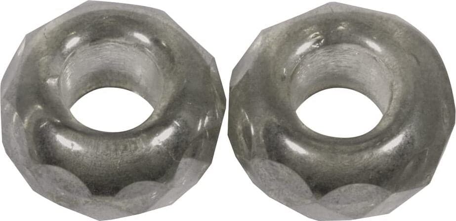 RAYHER---2-PEZZI---PERLINE-IN-VETRO-CON-FORO-GRANDE-Ø13MM-L.5-MM---COLORE-ANTRACITE