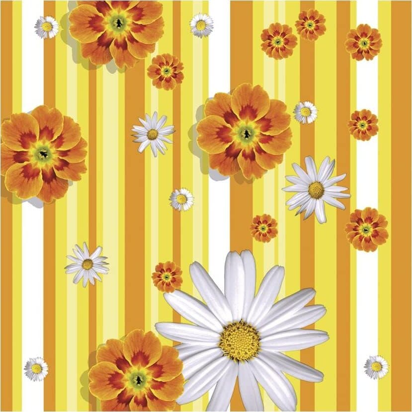RAYHER---20-PEZZI---CONFEZIONE-DA-20-TOVAGLIOLI-PER-DECOUPAGE-33X33CM---COLORE-ARANCIONE