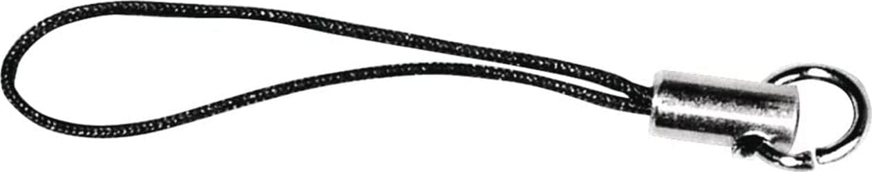 RAYHER - 5 PEZZI - CORDONCINI PER CIONDOLI CON ANELLO - COLORE NERO