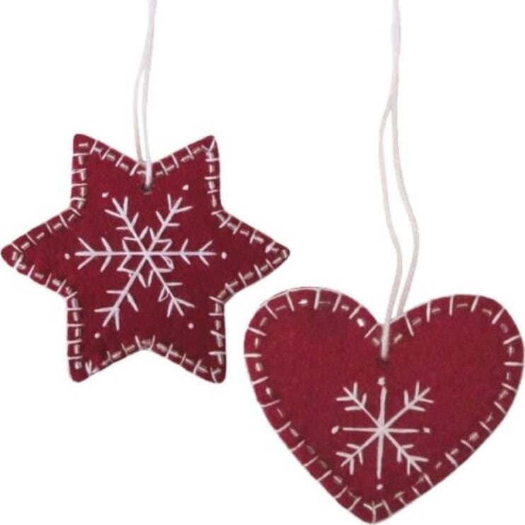 RAYHER---6-PEZZI---STELLE-E-CUORI-IN-FELTRO---DECORAZIONI-NATALIZIE-7-8,5-cm