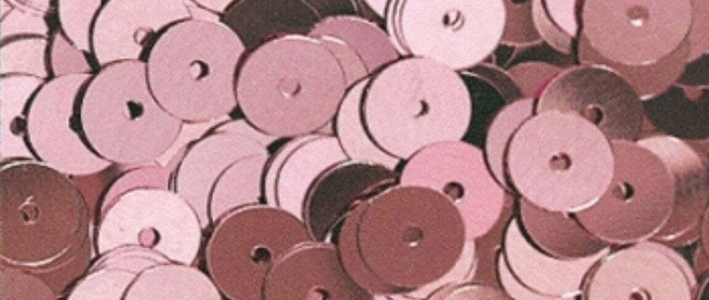RAYHER---6gr-PAILLETTE-LISCE-6MM---COLORE-ROSA-ANTICO