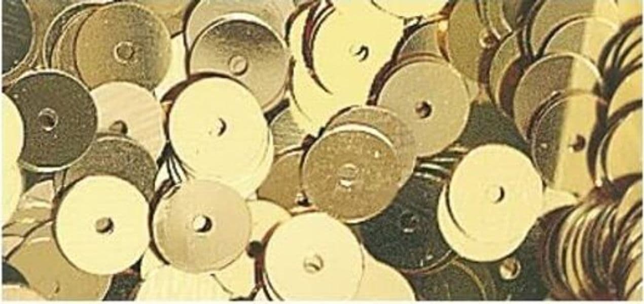RAYHER---6gr-PAILLETTES-LISCE-Ø6MM---COLORE-ORO