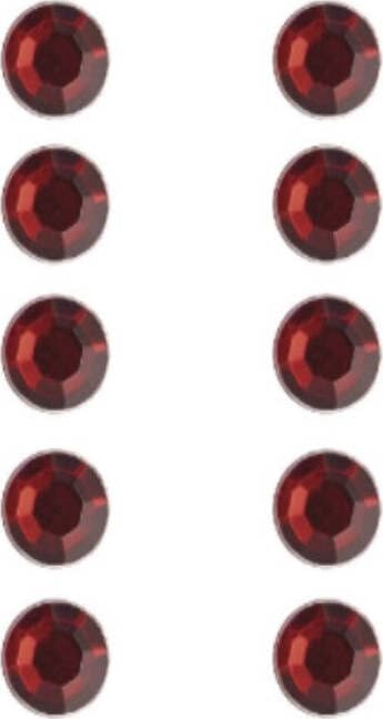 RAYHER---80-PEZZI---PIETRE-STRASS-IN-PLASTICA-AUTOADESIVE-Ø5MM---COLORE-ROSSO