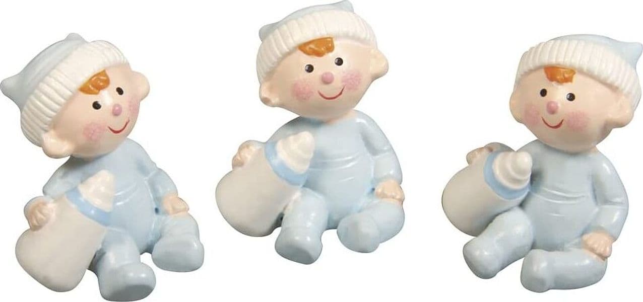 RAYHER---BEBE'-IN-POLIRESINA-BAMBINO-BLU-3-PZ