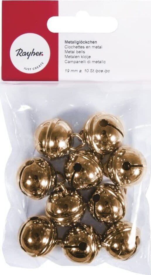 RAYHER---CAMPANELLI-IN-METALLO-OTTONE-DIAM.19MM-10PZ