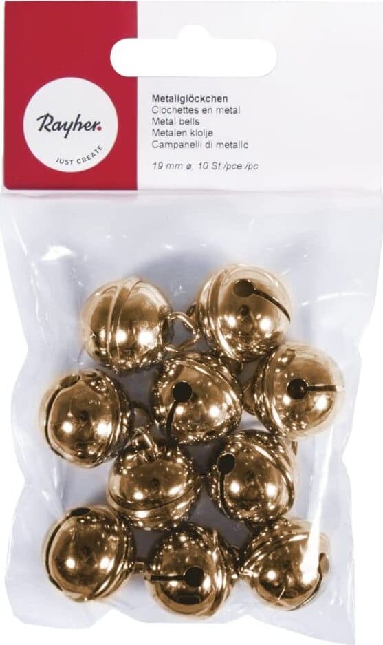 RAYHER---CAMPANELLI-IN-METALLO-OTTONE-DIAM.19MM-10PZ
