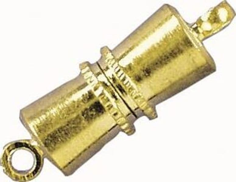 RAYHER---CHIUSURA-MAGNETICA-CONICA-PER-BRACCIALI-11MM---COLORE-ORO
