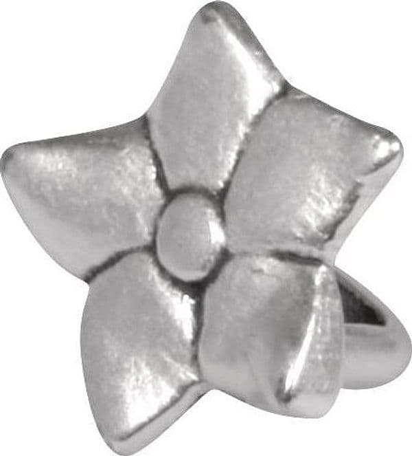 RAYHER---CIONDOLO-METALLO-SIMBOLO-FIORE-1,7x1,7CM---COLORE-ARGENTO