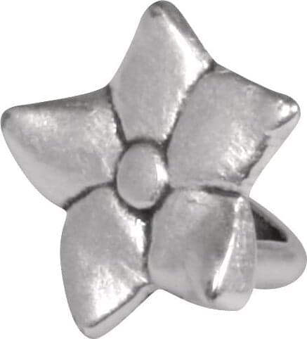RAYHER---CIONDOLO-METALLO-SIMBOLO-FIORE-1,7x1,7CM---COLORE-ARGENTO