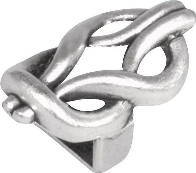 RAYHER---CIONDOLO-METALLO-SIMBOLO-NODO-1,3x2,3CM---COLORE-ARGENTO