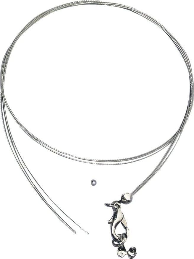 RAYHER - COLLIER IN METALLO Ø0,4MM 50CM - COLORE PLATINO