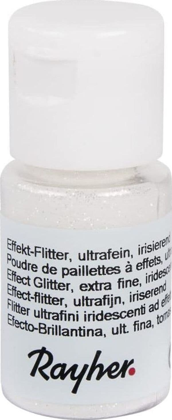 RAYHER---GLITTER-BRILLANTINI-10ML---COLORE-BIANCO