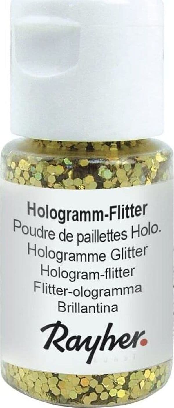 RAYHER---GLITTER-BRILLANTINI-10ML---COLORE-ORO