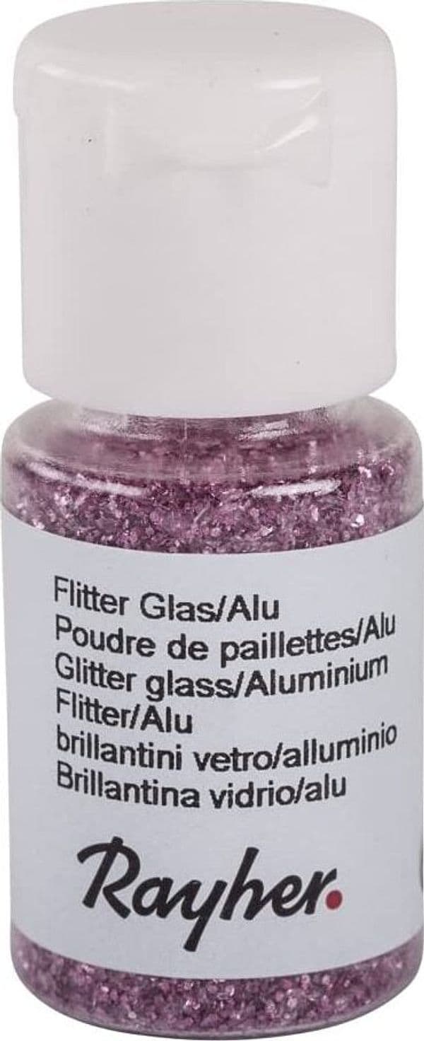 RAYHER---GLITTER-BRILLANTINI-10ML---COLORE-ROSA