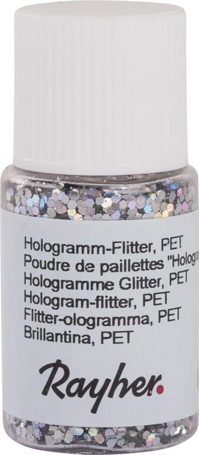 RAYHER---GLITTER-PAILLETTES-10ML---COLORE-ARGENTO