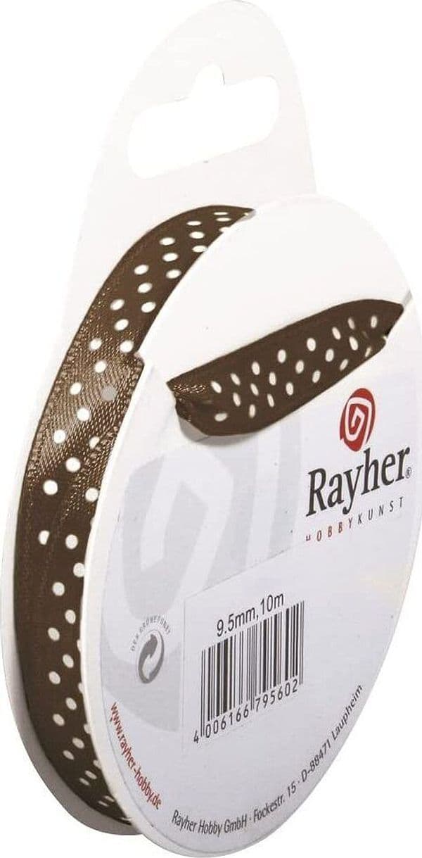 RAYHER---NASTRO-IN-RASO-CON-PUNTINI-H1-CM-ROTOLO-10MT-MARRONE