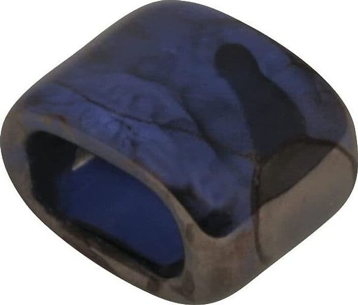 RAYHER---PERLINA-FORMA-OVALE-IN-CERAMICA-ø1,8cm---COLORE-BLU-NOTTE