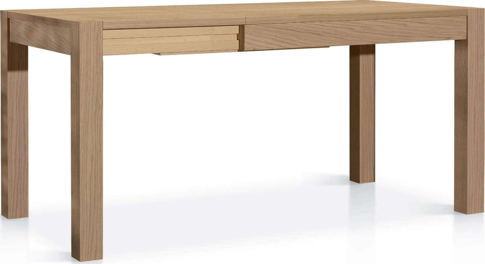 RAYMOND---tavolo-da-pranzo-moderno-allungabile-in-rovere-naturale-80x110/160-Marrone-Milani-Home