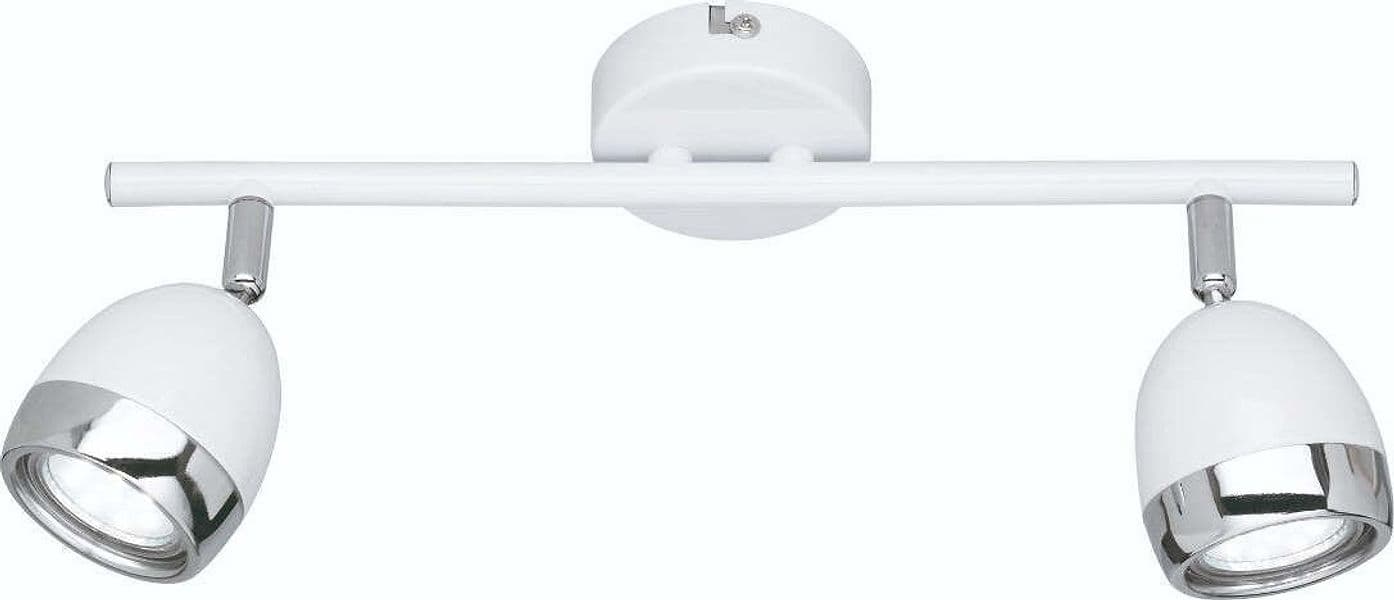 REALITY-LEUCHTEN---BARRA-DA-SOFFITTO-NANTES-LED-BIANCA-CROMO-2-SPOTS-LUNGHEZZA-35CM***