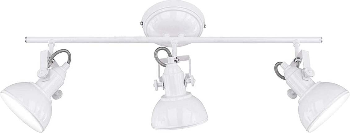 Reality-Leuchten-3-Spot-Reality-R80152029-Gina-Faretto,-2xE14,-40-W,-Rame,-36.5x13x25.5-cm-E14,-Bianco