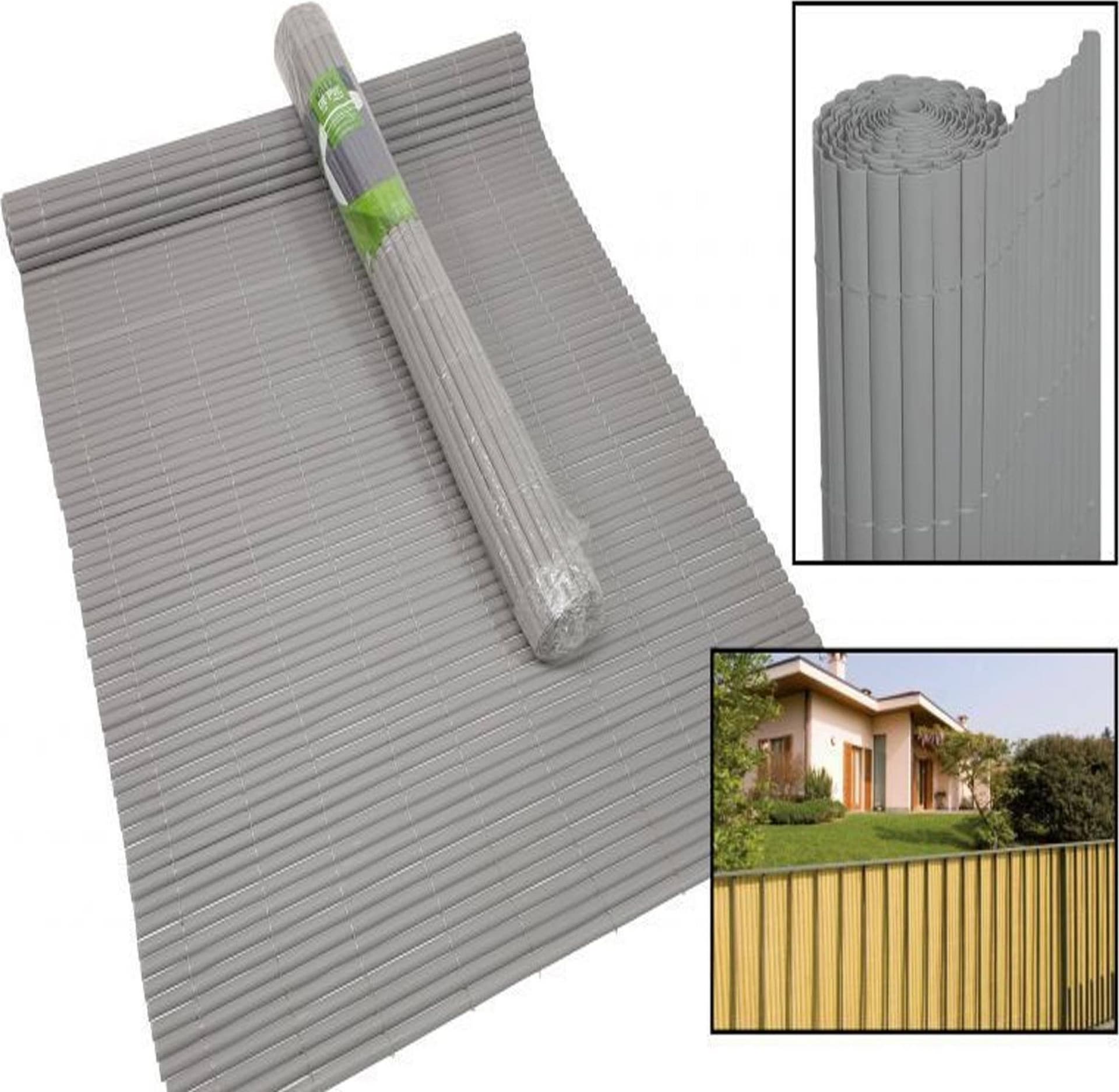 Recinzione Giardino Frangivista Per Balcone Canniccio Pvc Grigio Esterno 1x3 Mt Arredo giardino Trade Shop italia - Napoli, Commerciovirtuoso.it