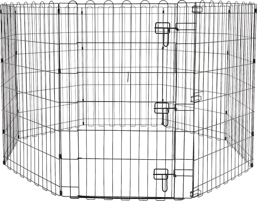Recinzione In Metallo Per Cani Pieghevole Per Esercizio 152,4 X 152,4 X 91,4 Cm Prodotti per animali domestici/Cani/Cucce gabbiette e recinzioni/Recinti gioco Trade Shop italia - Napoli, Commerciovirtuoso.it