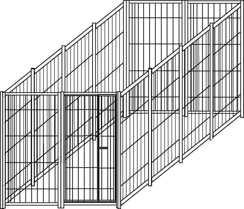 Recinzione in Rete da Esterno con Zincatura a Caldo da 400x200x Altezza 180 Cm Prodotti per animali domestici/Cani/Cucce gabbiette e recinzioni/Recinti da esterno Ogomondo - Martina Franca, Commerciovirtuoso.it