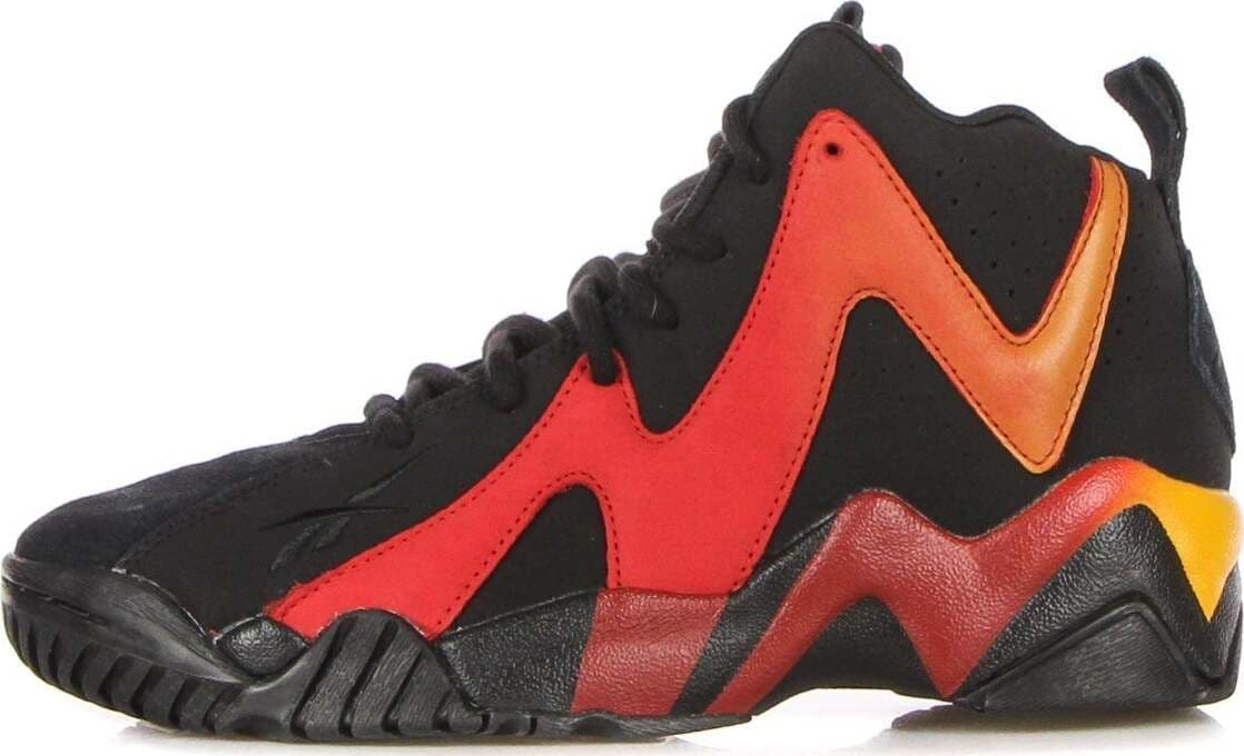 REEBOK-Scarpa-Alta-Uomo-Kamikaze-Ii-Black/flash-Red/semi-Solar-Gold-da-uomo