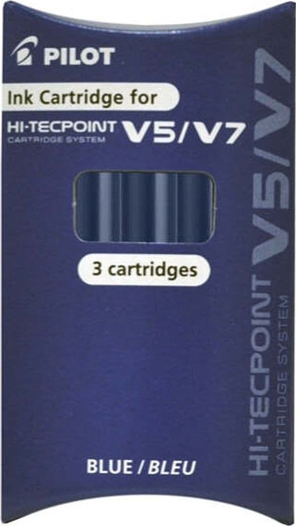 Refill Hi Tecpoint V5-V7 ricaricabile begreen - blu - Pilot - conf. 3 pezzi Cancelleria e prodotti per ufficio/Penne matite scrittura e correzione/Penne e ricariche/Ricariche penne Eurocartuccia - Pavullo, Commerciovirtuoso.it