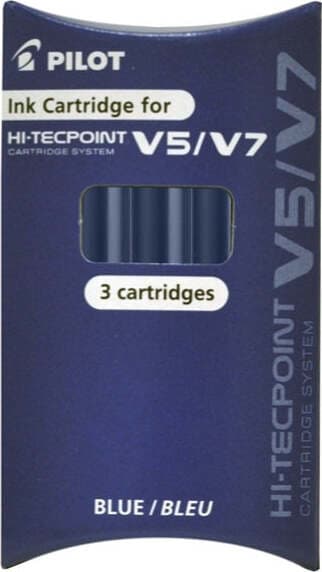 Refill Hi Tecpoint V5-V7 ricaricabile begreen - blu - Pilot - conf. 3 pezzi Cancelleria e prodotti per ufficio/Penne matite scrittura e correzione/Penne e ricariche/Ricariche penne Eurocartuccia - Pavullo, Commerciovirtuoso.it