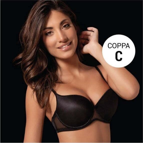 Reggiseno Love And Bra Julie Balconcino In Microfibra In Coppa C in Reggiseni basic Falco Biancheria - Parete, commercioVirtuoso.it