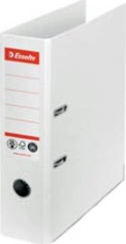 Registratore a leva - CO2 neutral - A4 - dorso 75 mm - bianco - Esselte Cancelleria e prodotti per ufficio/Archivio ufficio e accessori per scrivania/Raccoglitori e accessori per raccoglitori/Raccoglitori/Raccoglitori a leva per documenti Eurocartuccia - Pavullo, Commerciovirtuoso.it