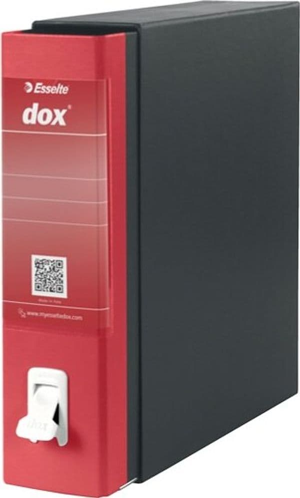 Registratore Dox 1 - dorso 8 cm - commerciale 23x29 7 cm - rosso - Esselte Cancelleria e prodotti per ufficio/Archivio ufficio e accessori per scrivania/Raccoglitori e accessori per raccoglitori/Raccoglitori/Raccoglitori a leva per documenti Eurocartuccia - Pavullo, Commerciovirtuoso.it