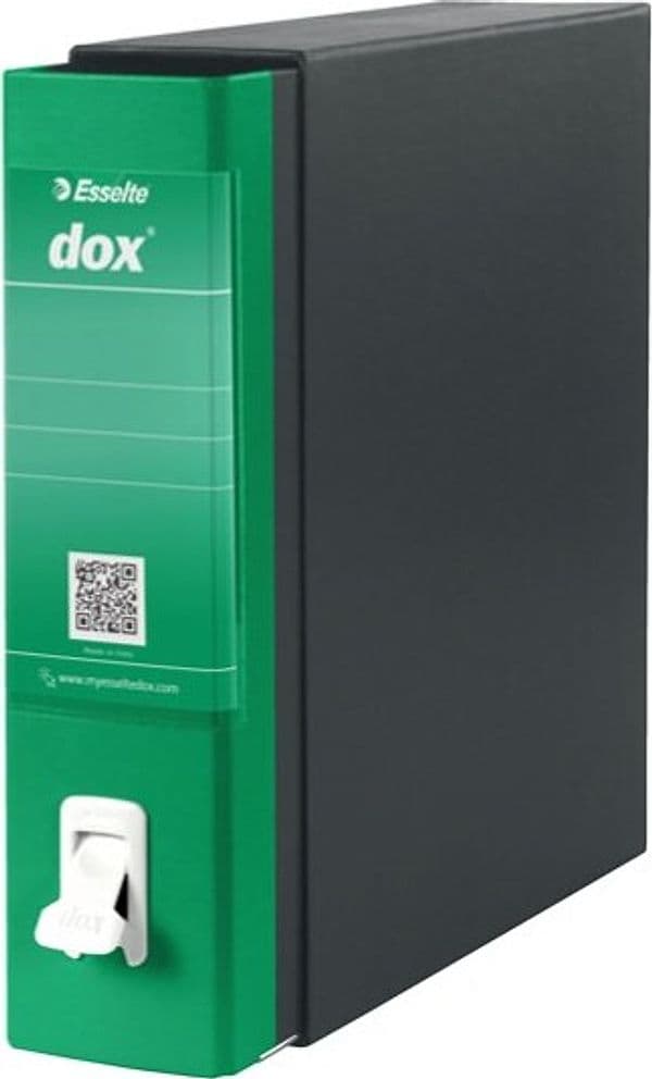 Registratore Dox 1 - dorso 8 cm - commerciale 23x29 7 cm - verde - Esselte Cancelleria e prodotti per ufficio/Archivio ufficio e accessori per scrivania/Raccoglitori e accessori per raccoglitori/Raccoglitori/Raccoglitori a leva per documenti Eurocartuccia - Pavullo, Commerciovirtuoso.it