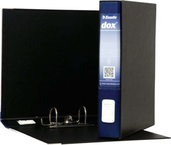 Registratore Dox 4 - dorso 5 cm - commerciale 23x29 7 cm - blu - Esselte Cancelleria e prodotti per ufficio/Archivio ufficio e accessori per scrivania/Raccoglitori e accessori per raccoglitori/Raccoglitori/Raccoglitori a leva per documenti Eurocartuccia - Pavullo, Commerciovirtuoso.it