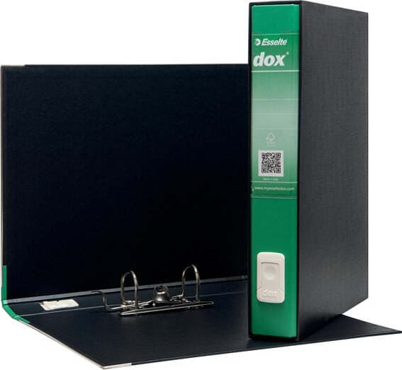 Registratore Dox 5 - dorso 5 cm - protocollo 23x34 cm - verde - Esselte Cancelleria e prodotti per ufficio/Archivio ufficio e accessori per scrivania/Raccoglitori e accessori per raccoglitori/Raccoglitori/Raccoglitori a leva per documenti Eurocartuccia - Pavullo, Commerciovirtuoso.it