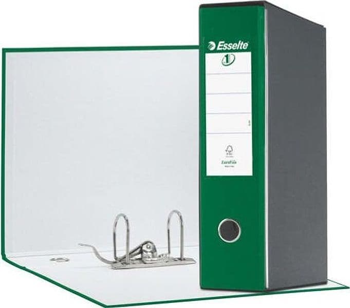 Registratore Eurofile G55 - dorso 8 cm - protocollo 23x33 cm - verde - Esselte Cancelleria e prodotti per ufficio/Archivio ufficio e accessori per scrivania/Raccoglitori e accessori per raccoglitori/Raccoglitori/Raccoglitori a leva per documenti Eurocartuccia - Pavullo, Commerciovirtuoso.it