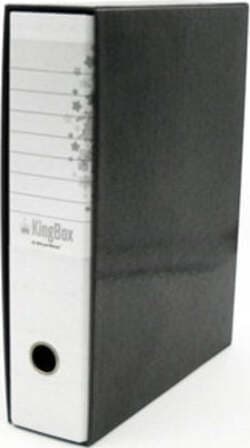 Registratore Kingbox - dorso 8 cm - protocollo 23x33 cm - bianco - Starline Cancelleria e prodotti per ufficio/Archivio ufficio e accessori per scrivania/Raccoglitori e accessori per raccoglitori/Raccoglitori/Raccoglitori a leva per documenti Eurocartuccia - Pavullo, Commerciovirtuoso.it