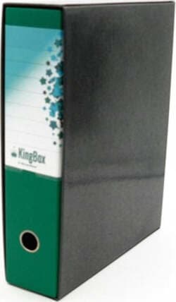 Registratore Kingbox - dorso 8 cm - protocollo 23x33 cm - verde - Starline Cancelleria e prodotti per ufficio/Archivio ufficio e accessori per scrivania/Raccoglitori e accessori per raccoglitori/Raccoglitori/Raccoglitori a leva per documenti Eurocartuccia - Pavullo, Commerciovirtuoso.it