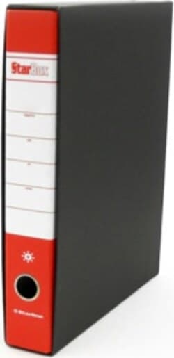 Registratore Starbox sfuso - dorso 5 cm - protocollo 23x33 cm - rosso - Starline Cancelleria e prodotti per ufficio/Archivio ufficio e accessori per scrivania/Raccoglitori e accessori per raccoglitori/Raccoglitori/Raccoglitori a leva per documenti Eurocartuccia - Pavullo, Commerciovirtuoso.it