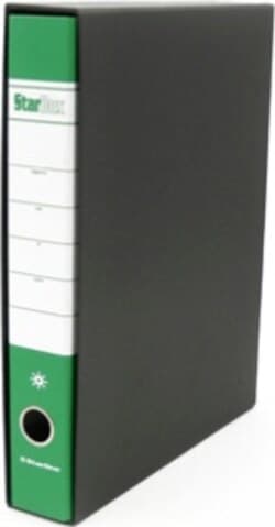 Registratore Starbox sfuso - dorso 5 cm - protocollo 23x33 cm - verde - Starline Cancelleria e prodotti per ufficio/Archivio ufficio e accessori per scrivania/Raccoglitori e accessori per raccoglitori/Raccoglitori/Raccoglitori a leva per documenti Eurocartuccia - Pavullo, Commerciovirtuoso.it