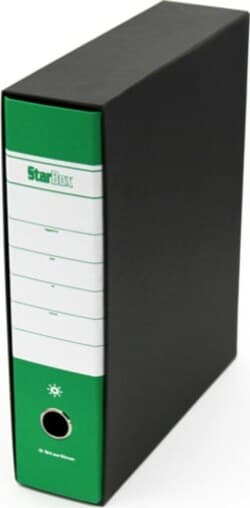 Registratore Starbox sfuso - dorso 8 cm - protocollo 23x33 cm - verde - Starline Cancelleria e prodotti per ufficio/Archivio ufficio e accessori per scrivania/Raccoglitori e accessori per raccoglitori/Raccoglitori/Raccoglitori a leva per documenti Eurocartuccia - Pavullo, Commerciovirtuoso.it