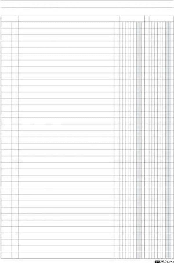 Registro a 2 colonne - 31 x 24cm - 100 fogli - Edipro Cancelleria e prodotti per ufficio/Archivio ufficio e accessori per scrivania/Modulistica e conservazione registri/Libri e registri contabili Eurocartuccia - Pavullo, Commerciovirtuoso.it