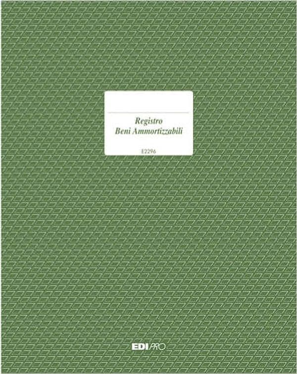 Registro cespiti ammortizzabili - 31 x 24 5cm - 47pg - numerate - Edipro Cancelleria e prodotti per ufficio/Archivio ufficio e accessori per scrivania/Modulistica e conservazione registri/Libri e registri contabili Eurocartuccia - Pavullo, Commerciovirtuoso.it