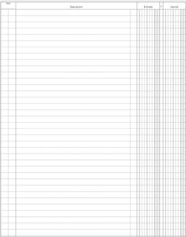 Registro Entrate-Uscite - 100 pagine - 31 x 24 5 cm - DU135800000 - Data Ufficio Cancelleria e prodotti per ufficio/Archivio ufficio e accessori per scrivania/Modulistica e conservazione registri/Libri e registri contabili Eurocartuccia - Pavullo, Commerciovirtuoso.it
