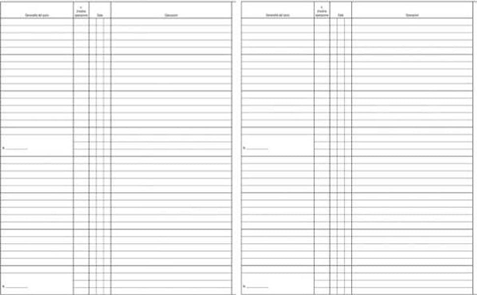Registro libro soci SPA-SRL - 31 x 24 5 - 47pg - numerate - Edipro Cancelleria e prodotti per ufficio/Archivio ufficio e accessori per scrivania/Modulistica e conservazione registri/Libri e registri contabili Eurocartuccia - Pavullo, Commerciovirtuoso.it