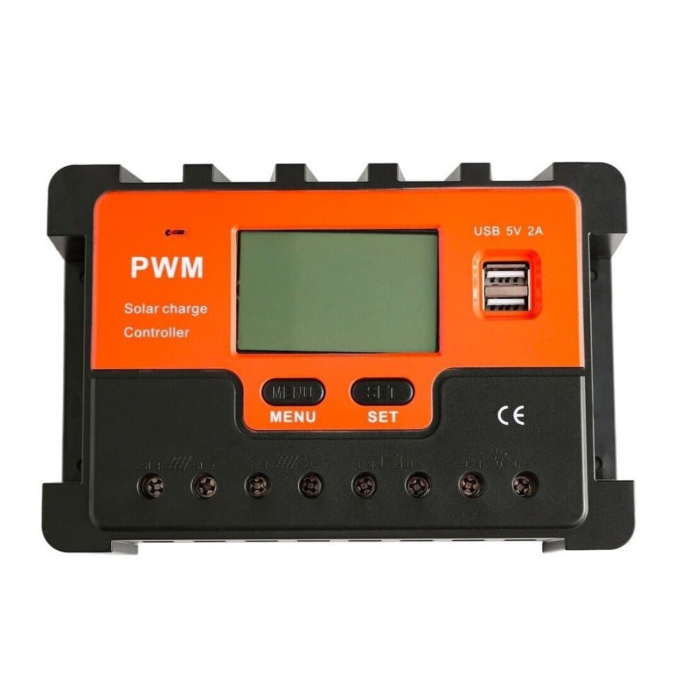 REGOLATORE CARICA SOLARE PWM Q-KZ030 ANTISHOCK 12V SCARICA 30A CON DISPLAY LCD