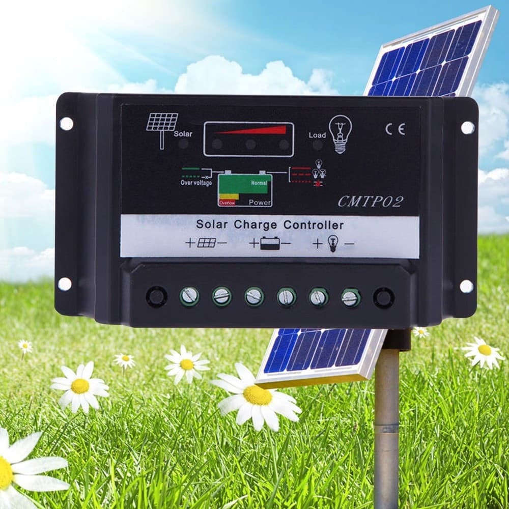 Regolatore di carica 12/24V 20A Pannello Solare Fotovoltaico Camper Nautica